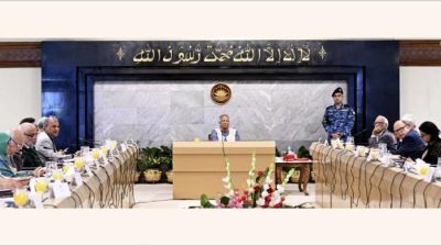 উপদেষ্টা পরিষদের বৈঠকে কোটা পদ্ধতির প্রয়োগ নিয়ে ৩ সিদ্ধান্ত