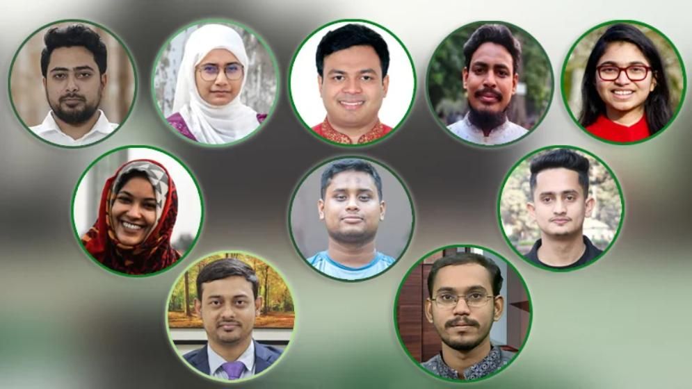 যাঁরা থাকছেন জাতীয় নাগরিক পার্টির শীর্ষ ১০ পদে