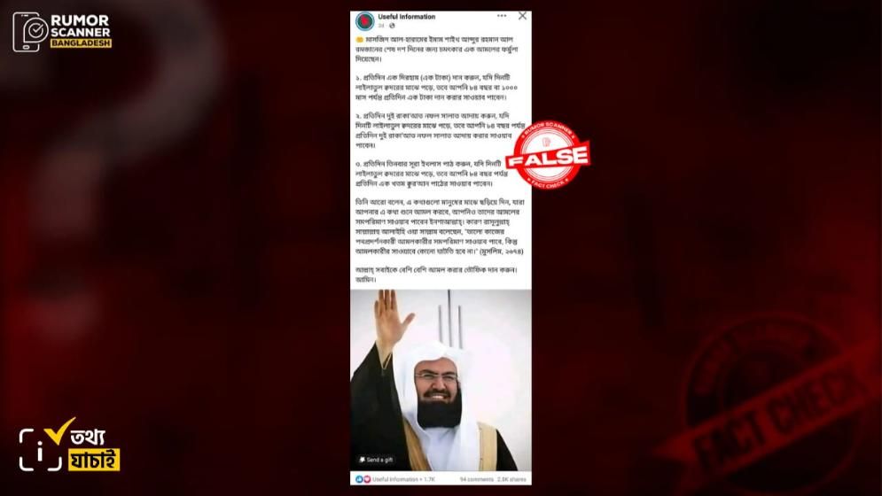 কাবা শরীফের কোনো ইমাম রমজানের শেষ দশ দিনের বিশেষ আমল সংক্রান্ত এই পরামর্শগুলো দেননি