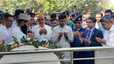 শহীদ আবরার ফাহাদ মসজিদের সম্প্রসারণ কাজের উদ্বোধন করলেন আসিফ