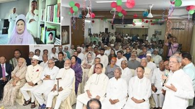 নেতাদের সঙ্গে খালেদা জিয়া ও তারেক রহমানের ঈদের শুভেচ্ছা বিনিময়