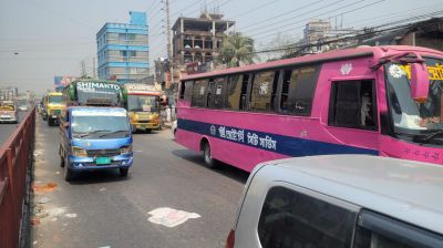 গাজীপুরের মহাসড়কে যান চলাচল শুরু