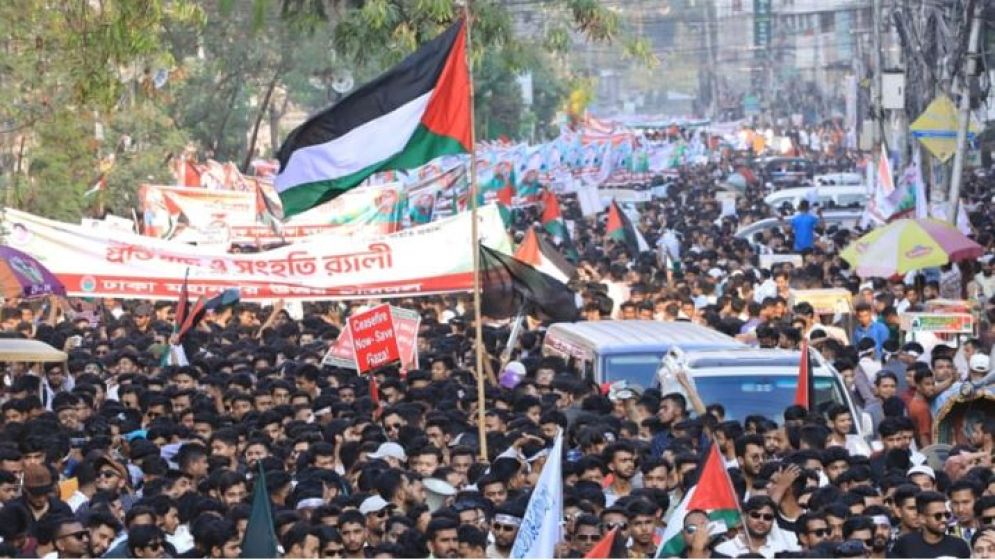 গাজায় ইসরায়েলকে প্রতিহত করতে আন্তর্জাতিক উদ্যোগ দরকার: বিএনপি