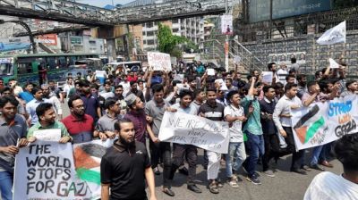 গাজায় গণহত্যার প্রতিবাদে সারাদেশে বিক্ষোভ মিছিল