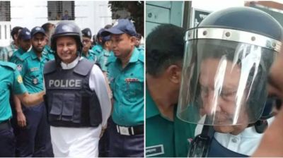 ডান্ডাবেড়ি পরানোয় পুলিশের চৌদ্দগোষ্ঠী খেয়ে ফেলার হুমকি ইনুর