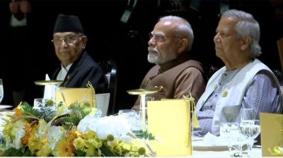 ড. ইউনূস ও মোদির সাক্ষাৎ, একসঙ্গে নৈশভোজ