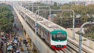 প্রায় ২ ঘণ্টা পর মেট্রোরেল চলাচল শুরু