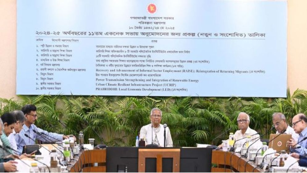 একনেকে ৯ প্রকল্প অনুমোদন