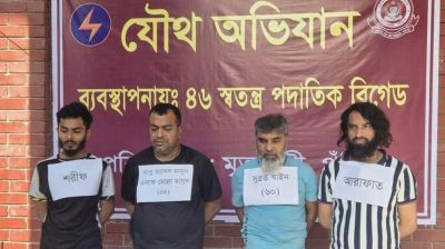 শীর্ষ সন্ত্রাসীদের কাছে মিলল অস্ত্র, গুলি ও স্যাটেলাইট ফোন
