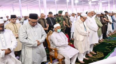 জাতীয় ঈদগাহে ঈদুল আজহার প্রধান জামাত অনুষ্ঠিত, দেশবাসীর জন্য দোয়া প্রধান উপদেষ্টার