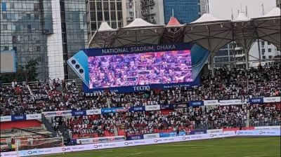 জাতীয় স্টেডিয়াম যেন সাদা সমুদ্র