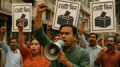 কে আছো জোয়ান হও আগুয়ান, হাঁকিছে নির্বাচন!