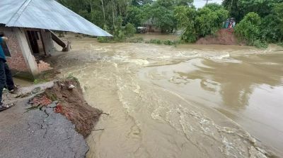 ফেনীতে বন্যা নিয়ন্ত্রণ বাঁধের ১৭ স্থানে ভাঙ্গন, ৩৫ গ্রাম প্লাবিত