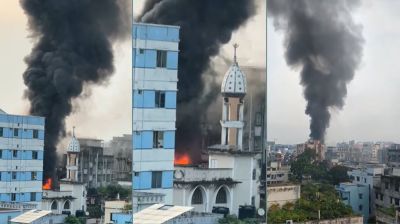 শেওড়াপাড়ায় বহুতল ভবনে আগুন