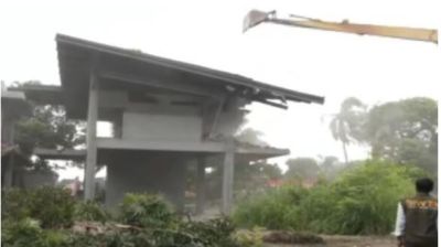 নসরুল হামিদের বাংলোবাড়ি উচ্ছেদে অভিযান