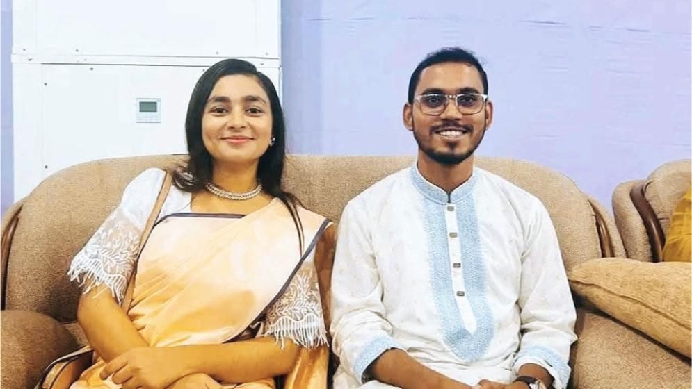 বাগছাস নেত্রীর সঙ্গে এনসিপির হান্নান মাসউদের বাগদান