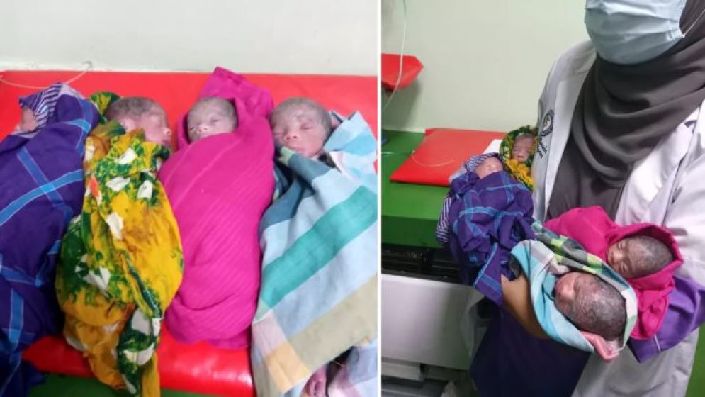 একসঙ্গে ৬ সন্তানের জন্ম দিলেন প্রবাসীর স্ত্রী