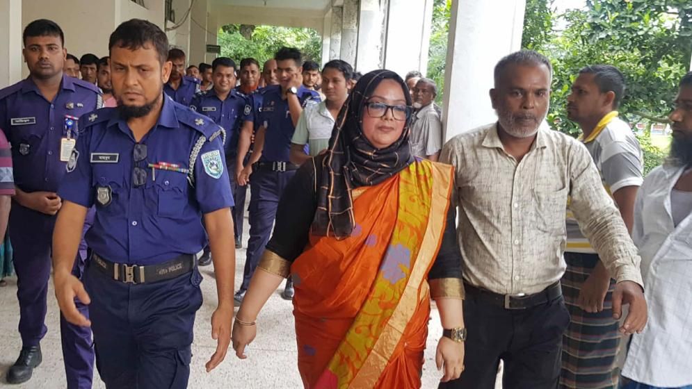 সাবেক ডিসি সুলতানা পারভীনকে জেলহাজতে প্রেরণ