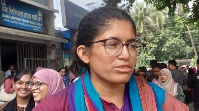 ডাকসুর ভোটকেন্দ্রে আচরণবিধি লঙ্ঘন হচ্ছে: উমামা ফাতেমা