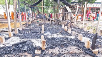 চার মাজারে হামলা-আগুন: অজ্ঞাত ২২০০ জনের বিরুদ্ধে মামলা