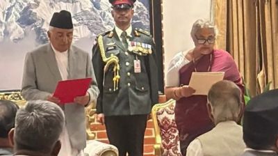 নেপালের সরকারপ্রধান হিসেবে সুশীলা কার্কির শপথ