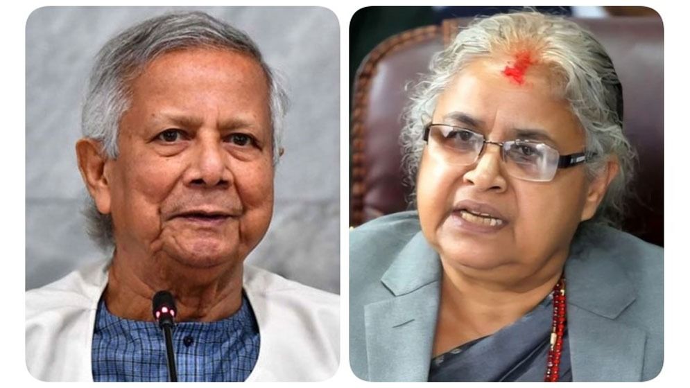 নেপালের নতুন প্রধানমন্ত্রী সুশীলা কারকিকে প্রধান উপদেষ্টার অভিনন্দন