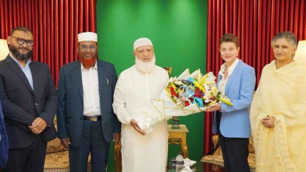 জামায়াত আমিরের সঙ্গে জাতিসংঘের আবাসিক সমন্বয়কারীর সাক্ষাৎ