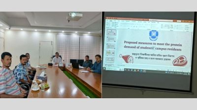 জাবি শিক্ষার্থীদের জন্য ছাত্রদলের নিরাপদ খাদ্য উৎপাদনের গবেষণাভিত্তিক প্রস্তাবনা উপস্থাপন