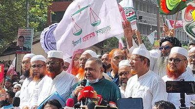 সোজা আঙুলে ঘি না উঠলে আঙুল বাঁকা করব: জামায়াতের নায়েবে আমির