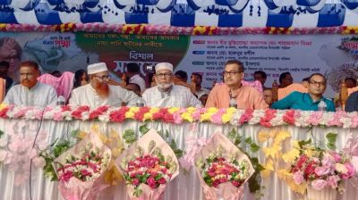 পদ্মার পানির ন্যায্য হিস্যার দাবিতে চাঁপাইনবাবগঞ্জে বিএনপির সমাবেশ