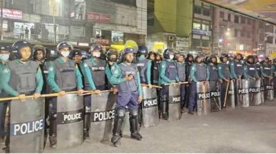 ডিএমপির ৫০ থানায় পুলিশের বিশেষ মহড়া