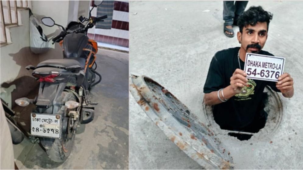 হাদিকে হত্যাচেষ্টায় ব্যবহৃত মোটরসাইকেল, হেলমেট ও ভুয়া নম্বরপ্লেট উদ্ধার
