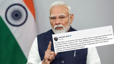 মোদির বিজয় দিবসের বার্তায় নেই বাংলাদেশের নাম, বললেন ‘ভারতের ঐতিহাসিক বিজয়’