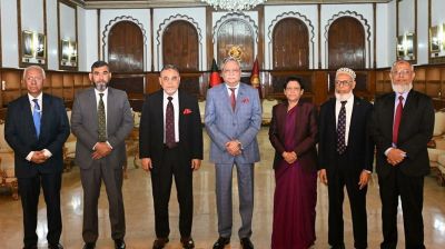 রাষ্ট্রপতির সঙ্গে সাক্ষাৎ করেছেন সিইসি