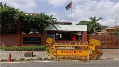 দিল্লিতে বাংলাদেশ হাইকমিশনের সামনে বিক্ষোভ, যা বলছে ভারত