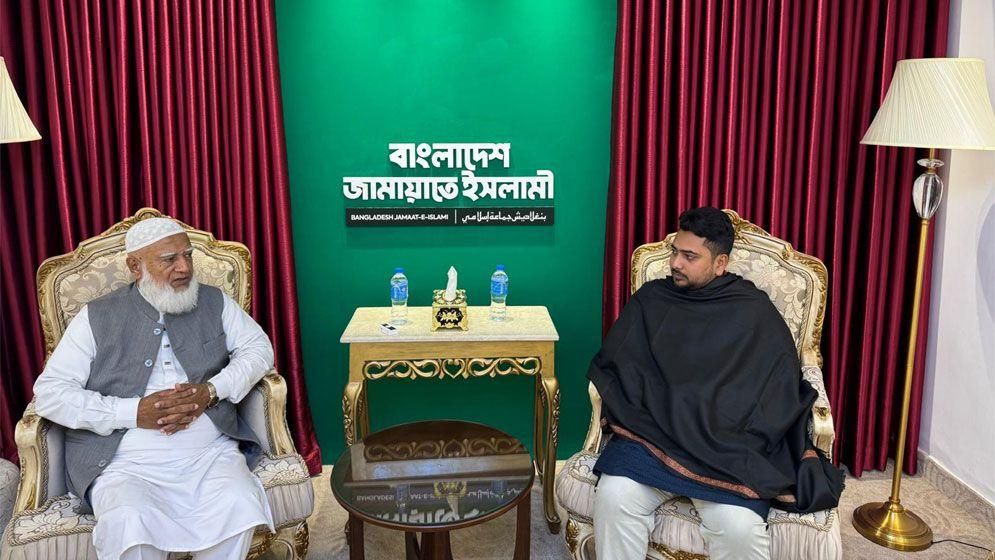 জামায়াত আমিরের সঙ্গে নাহিদ ইসলামের বিশেষ সাক্ষাৎ