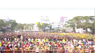 সকাল থেকে মিছিল আসছে বিভিন্ন এলাকা থেকে