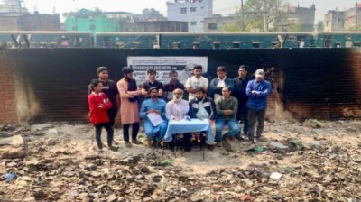 ঢাকা-৪ আসনের স্বতন্ত্র প্রার্থীর নির্বাচনী ইশতেহার প্রকাশ