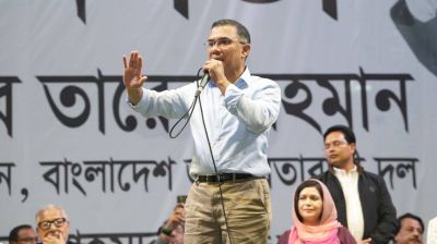 দেশ পুনর্নির্মাণ করতে হলে গণতন্ত্র প্রতিষ্ঠিত করতে হবে: তারেক রহমান