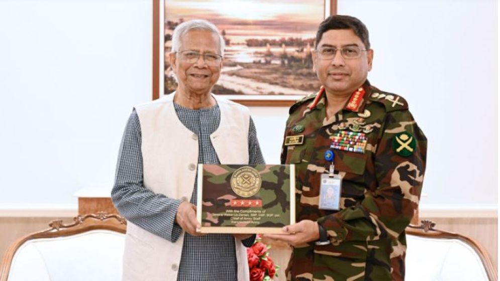 প্রধান উপদেষ্টার সঙ্গে সেনাপ্রধানের সাক্ষাৎ