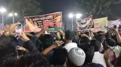 ‘ভুয়া ভুয়া’ স্লোগানের মুখে শহীদ মিনার থেকে চলে গেল জাপা