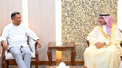সৌদি আরবের রাষ্ট্রদূতের সঙ্গে প্রধানমন্ত্রী তারেক রহমানের সৌজন্য সাক্ষাৎ