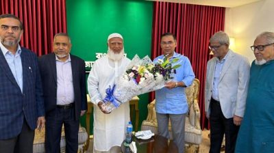 জামায়াত আমিরের বাসায় গেলেন তারেক রহমান
