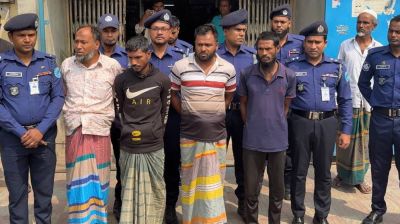 নরসিংদীতে তরুণীকে ধর্ষণের ঘটনায়  গ্রেপ্তার ৫, হোতা এখনো পলাতক