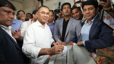 ভোট দিলেন তারেক রহমান, জয়ের ব্যাপারে শতভাগ আশাবাদী